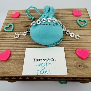 Tiffany & Co. 1837 Circle Link bracelet in Silver, 7"